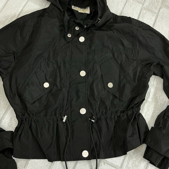 Michael Kors Black Hooded Utility Jacket - Picture 2 of 5